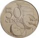 Trinidad and Tobago 50 cents 2003 UNC (KM # 33)