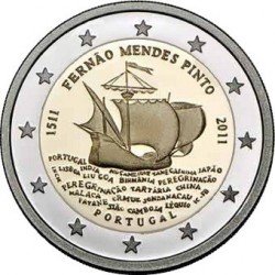 Portugal 2 euro 2011 "Fernand Mendis Pinto" UNC (KM # 804)