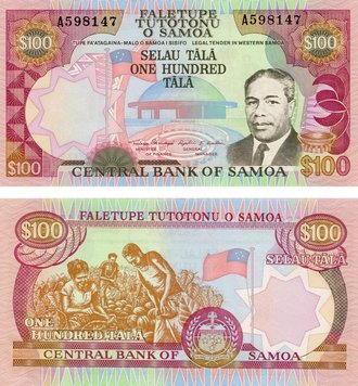 Samoa 100 Tala 2006 UNC (P37)