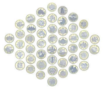Набір монет Японія набір з 47 монет по 500 єн 2008-2016 Proof Префектури Японії М21315 фото