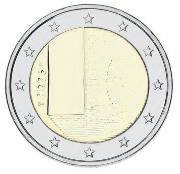 Монета Фінляндія 2 євро 2025 Біметал UNC Дипломатія та зовнішня політика М22756 фото