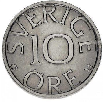 Швеція 10 ері 1968-1976 AU-UNC М07650 фото
