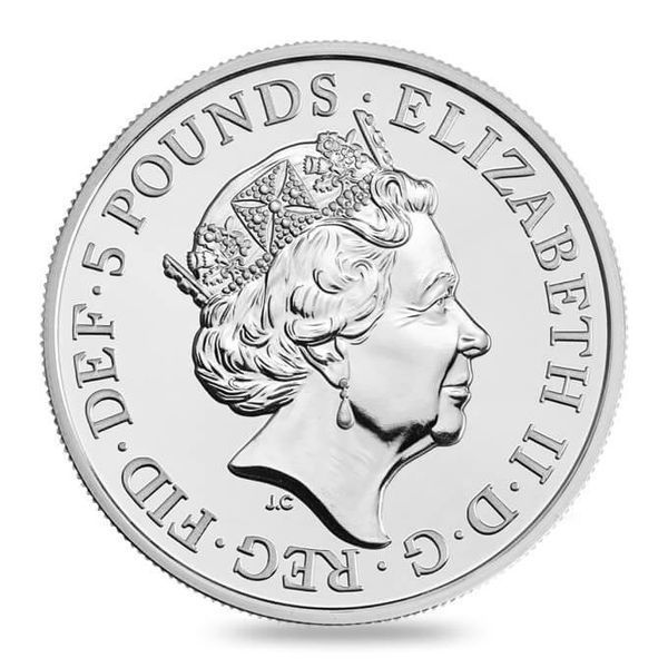 Coin United Kingdom 5 pounds 2017 King Canute UNC blister