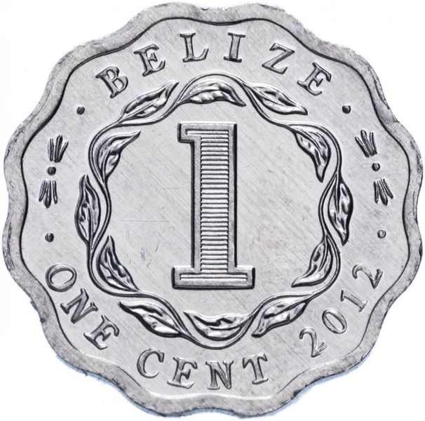 Belize 1 cent 2012 UNC (KM # 33a)