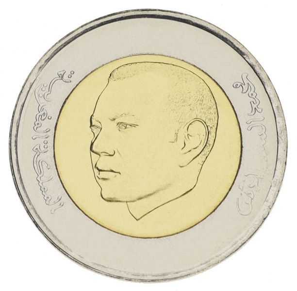 Morocco 5 dirhams 2016 Bimetal UNC