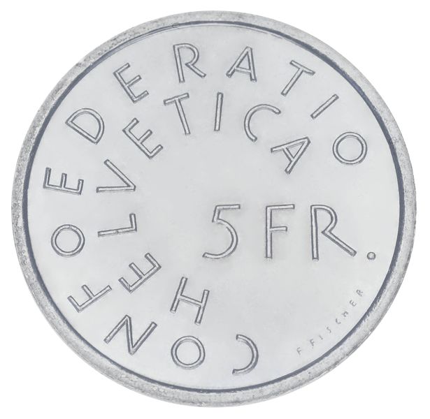 Switzerland 5 francs 1975 UNC (KM # 53)