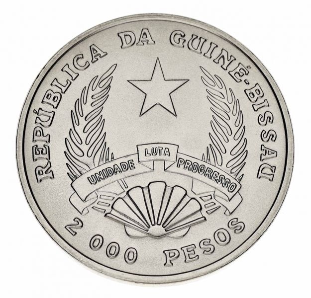 Гвінея-Бісау 2000 песо 1995 UNC FAO ФАО (KM#38) М02049 фото