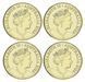Australia set of 4 coins for 1 dollar 2022 UNC Dinosaurs