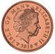 Isle of Man 1 penny 2010 UNC