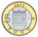 Монета Фінляндія 5 євро 2012 Біметал UNC Архітектура провінцій - Лапландія М03007 фото 2