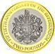Coin Gibraltar 2 pounds 2017 Bimetal UNC 15 years of Independence Referendum