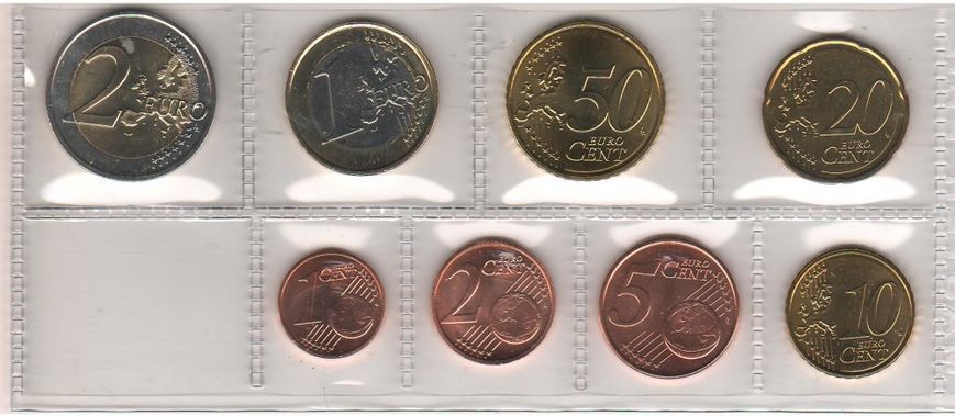 Netherlands set of 8 euro coins 2014 UNC 1, 2, 5, 10, 20, 50 euro cent, 1, 2 euro