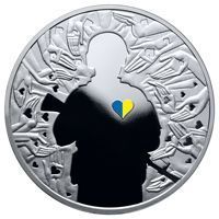 Монета Украина 5 гривен 2016 &laquo;День защитника. Украина начинается с тебя. Волонтеры&raquo; UNC М05056 фото