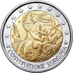 Італія 2 євро 2005 «Європейська Конституція» UNC (KM#245) М00169 фото