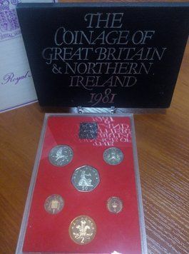 Великобританія набір з 7 монет 1 981 Proof М02837 фото