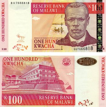 Malawi 100 kwacha 2011 UNC (P54c)