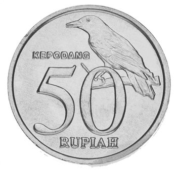 Indonesia 50 rupees 2002 UNC Bird