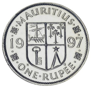 Mauritius 1 rupee 1997 UNC