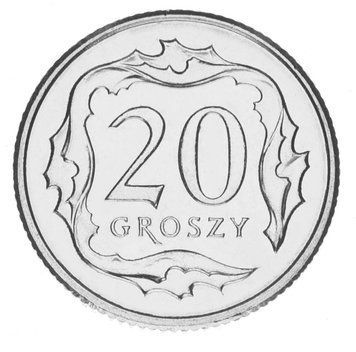Польша 20 грош 2012 UNC М15165 фото