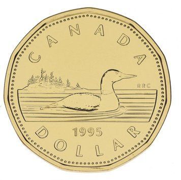 Канада 1 долари 1995 UNC Качка М14854 фото