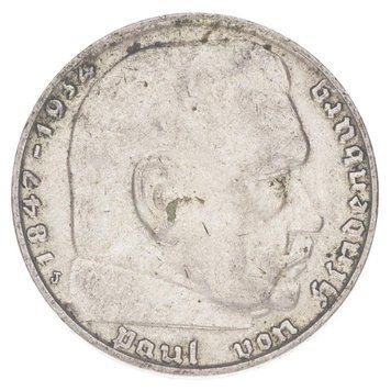 Монета Німеччина 2 марки 1938 Срібло F-VF J (KM#93) М17063 фото