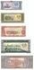 Лаос набор из 5 банкнот 1988 UNC 1, 10, 20, 100, 500 кип Б03934 фото 2