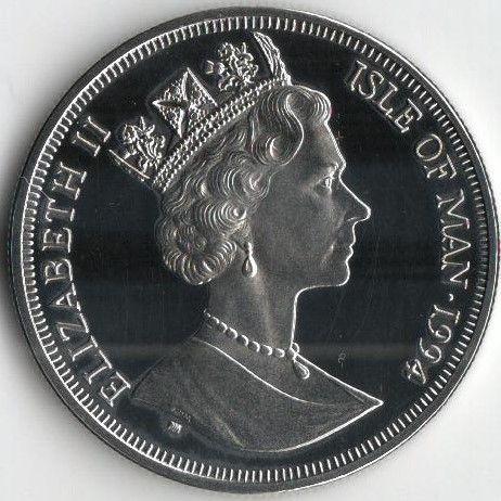 Острів Мен 1 крона 1994 &laquo;Збереження планети Земля.&nbsp;Тюлені &raquo;UNC (KM#386) М07991 фото