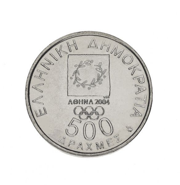 Набор монет Греция набор из 6 монет по 500 драхм 2000 VF-AU XXVIII летние Олимпийские игры 2004 года в Афинах М15015 фото