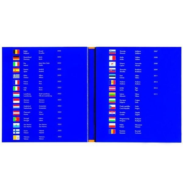 Альбом для 26 наборов евромонет Euro Coin Collection Presso Leuchtturm А00639 фото