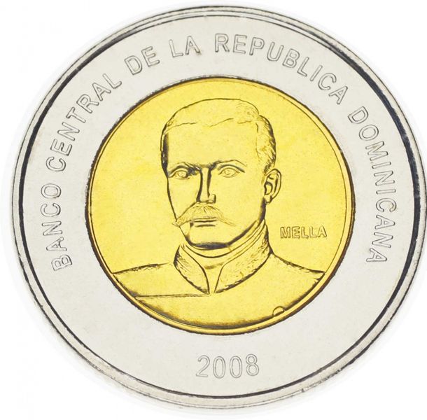 Dominican Republic 10 pesos 2008-2010 UNC