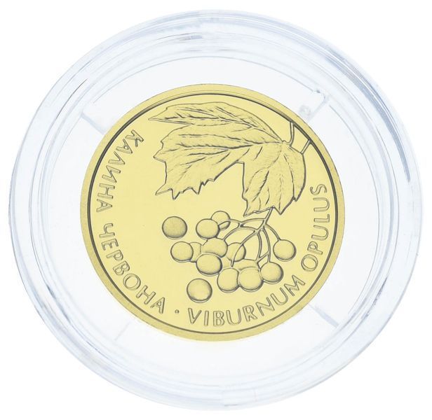 Coin Ukraine 2 hryvnia 2010 "Red Kalina" Gold Proof (KM # 603)