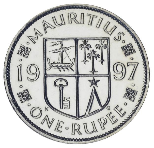 Mauritius 1 rupee 1997 UNC