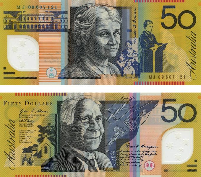 Australia 50 dollars 2009 UNC (P60f, 60g)