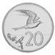 Монета Острова Кука 20 центов 1992 AU-UNC Птица М15276 фото 1