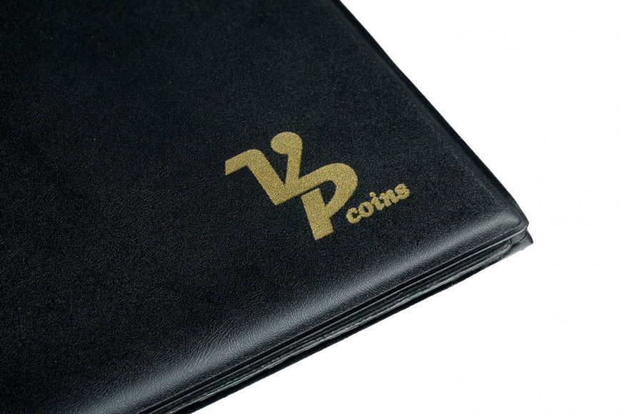 Альбом для 250 монет (150 монет до 25 мм и для 100 монет до 34 мм) VP-coins черный А16562 фото