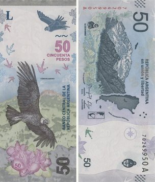 Argentina 50 pesos 2018 UNC