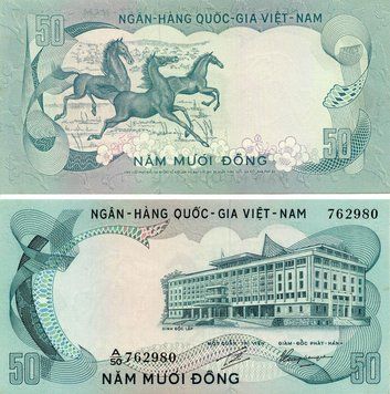 South Vietnam 50 dong 1972 UNC (P30)