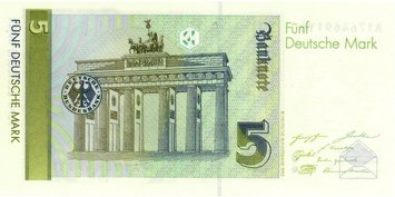 Germany 5 DM 1991 UNC (P37)