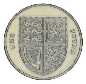 Монета Великобританія 1 фунт 2008 UNC (KM#1113) М06072 фото
