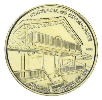 Монета Коста-Рика 25 колонів 2023 (2025) UNC Провінції Коста-Рики - Провінція Гуанакасте М24309 фото