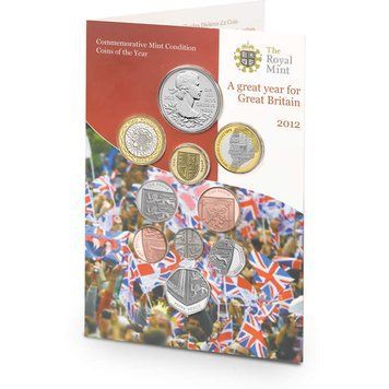 Великобританія набір з 10 монет 2012 UNC М02838 фото