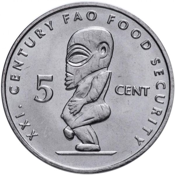 Cook Islands 5 cents 2000 FAO UNC (KM # 369)