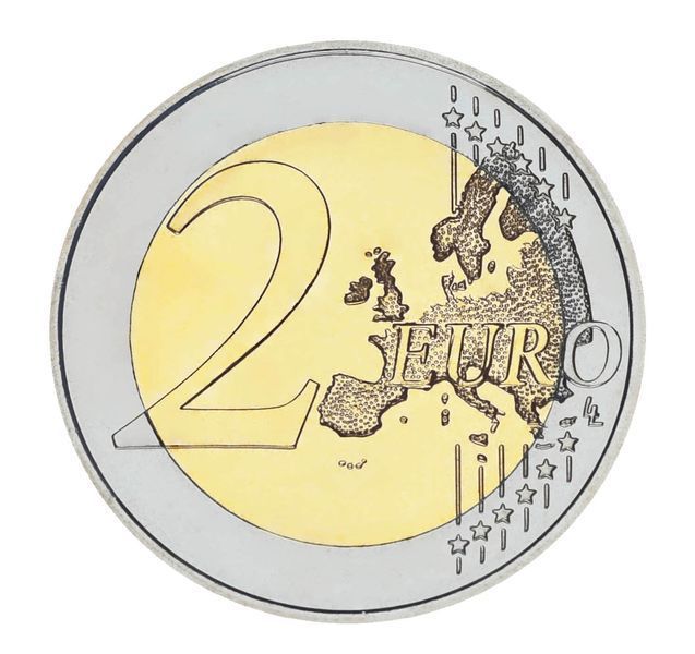 Монета Естонія 2 євро 2022 Біметал UNC Україна М17285 фото