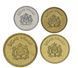 Набір монет Марокко набір з 4 монет 1987 AU-UNC 1, 5, 10, 20 см М15116 фото 2