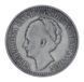 Монета Нидерланды 1/2 гульдена 1922 Серебро F-VF (Ag 720, 5 грамм) М22125 фото 2