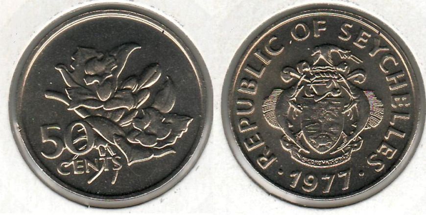 Сейшельські острови 50 центів 1 977 VF (KM#34) М02174 фото