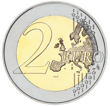 Монета Словаччина 2 євро 2023 Біметал UNC 100-річчя першого переливання крові в Словаччині М17286 фото