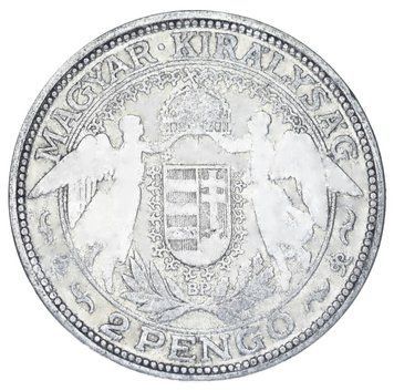 Угорщина 2 пенго 1929 Срібло F-VF М17780 фото