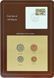 Coins set Uganda set of 4 coins 1987 UNC 1, 2, 5, 10 shillings and 1 mark Booklet