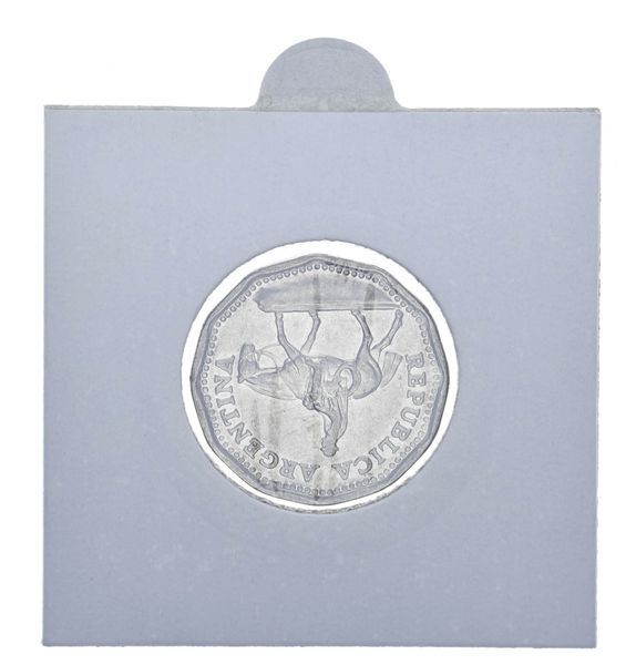 Coin Argentina 10 pesos 1963 F-VF Horseman М11607 photo